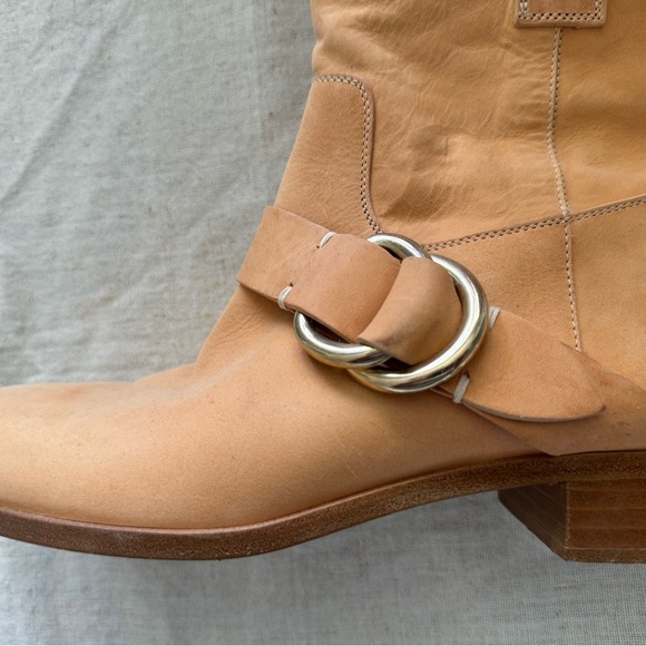 FYRE LEATHER BOOTS SIZE 7.5 - Picture 4 of 7